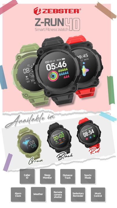Z-RUN 40 - Smart Fitness Watch

 uploaded by Peripheral Ocean on 4/9/2022