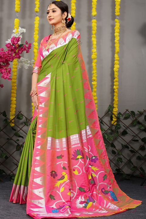 Muniya Paithani 011 uploaded by Switi Fashion on 4/9/2022