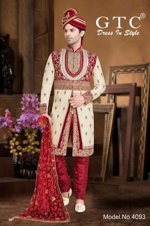 Royal GTC- Exclusive Wedding Sherwani uploaded by AMBE COLLECTIONS  on 4/9/2022