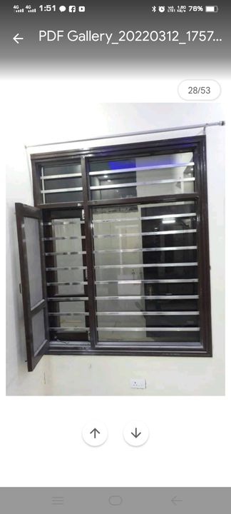 BROWN RUST PROOF WINDOW FRAME uploaded by New Shri Ram engineer corporations on 4/9/2022