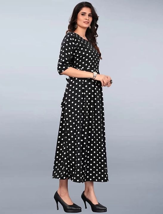 Polka Long Dress uploaded by Taniya international on 4/10/2022