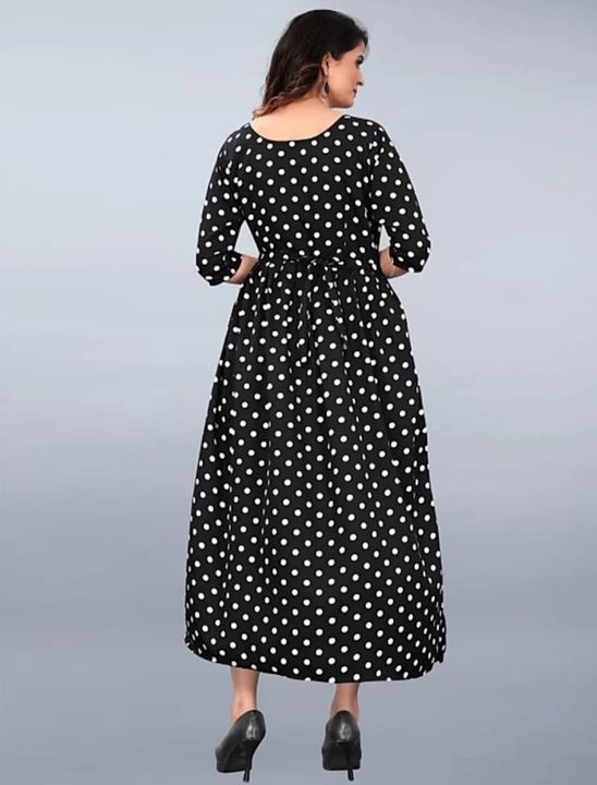 Polka Long Dress uploaded by business on 4/10/2022
