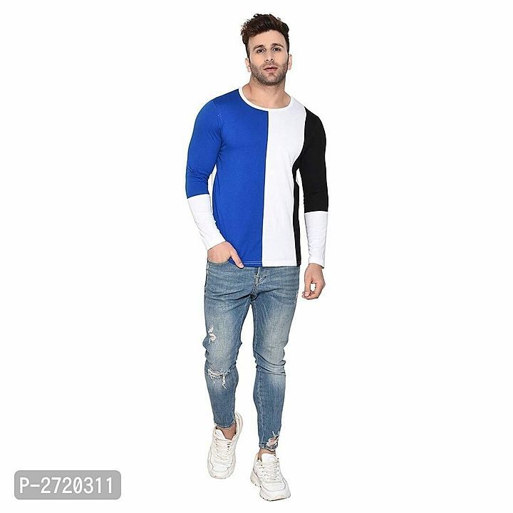 New Arrival - Colourblocked Cotton Men's T Shirt uploaded by business on 6/15/2020