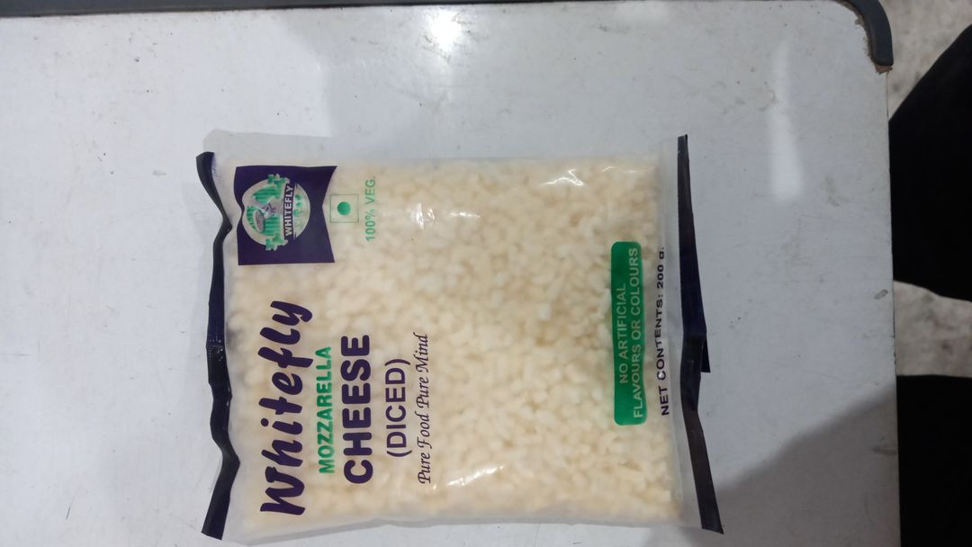 Whitefly 200gm diced cheese uploaded by S.R.FOODS on 4/10/2022