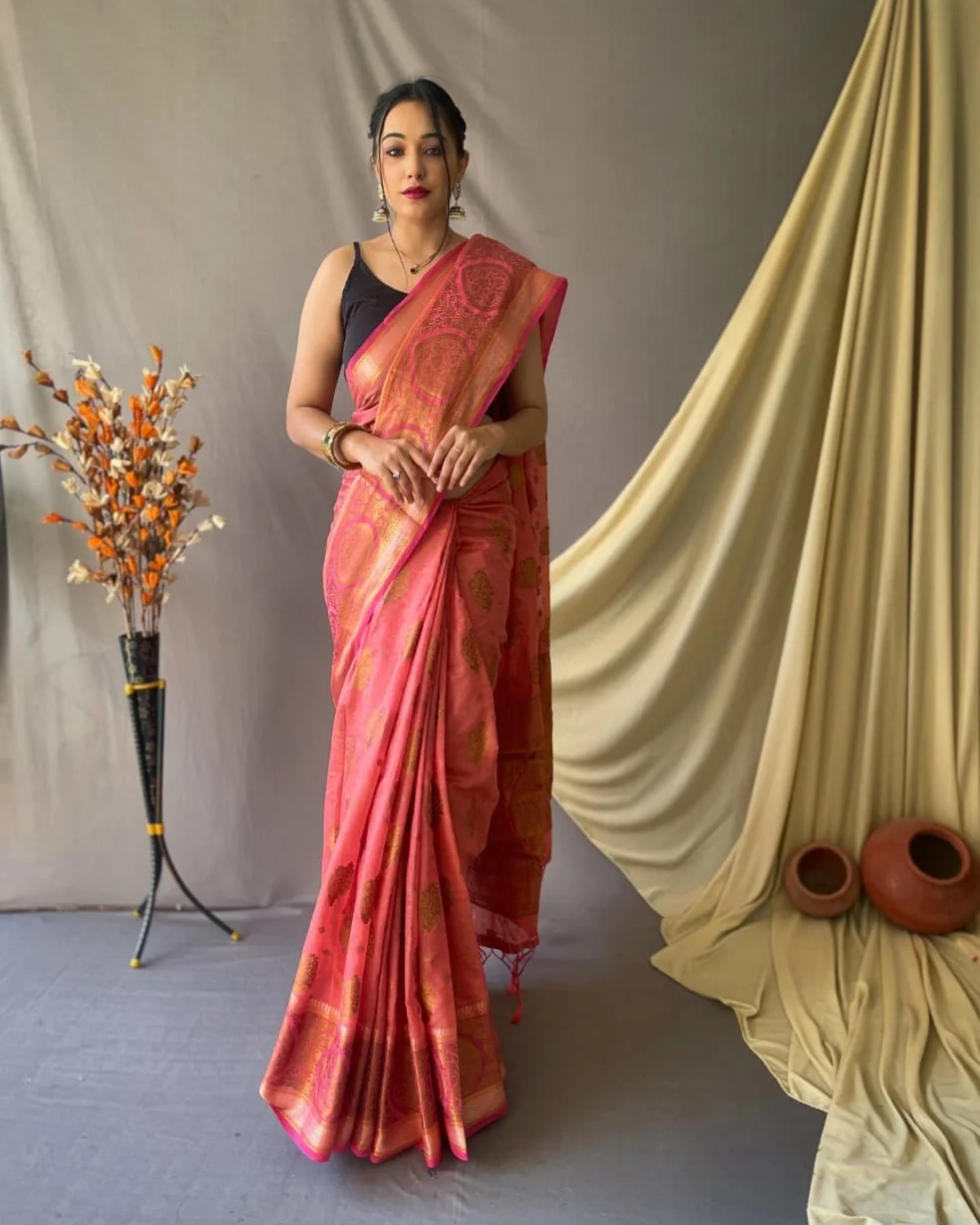 
Presenting all new Design in Linen SILK Saree.

 uploaded by Swaroop Dressing Collection on 4/10/2022