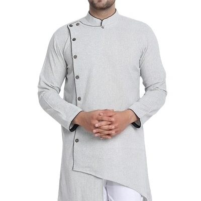 Post image *Catalog Name:* Cotton Solid Full Sleeves Regular Fit Mens Kurta
*Details:*Product Name: Cotton Solid Full Sleeves Regular Fit Mens KurtaPackage Contains: It Has 1 Piece of KurtaFabric: CottonColor: BlackPattern: SolidFit: RegularNeck Type: Mandarin CollarSleeves Type: Full SleevesOccasion: Festive/ EthnicCombo: Pack of 1Ideal For: MenWeight: 190Designs: 4
💥 *FREE Shipping* 💥 *FREE COD* 💥 *FREE Return &amp; 100% Refund* 🚚 *Delivery*: Within 7 days 