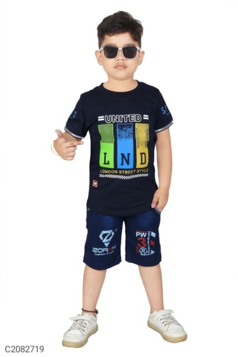 Baby boys cotton t-shirts and pant uploaded by Reseller on 4/10/2022