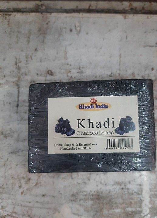 Khadi charcoal soap uploaded by business on 6/15/2020