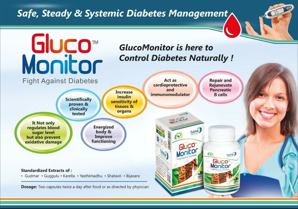 Glucomonitor Diabetes Capsules uploaded by Advanced Pakiza Unani LLP on 4/10/2022