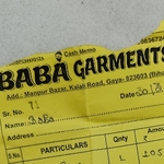Business logo of BABA GARMENTS
