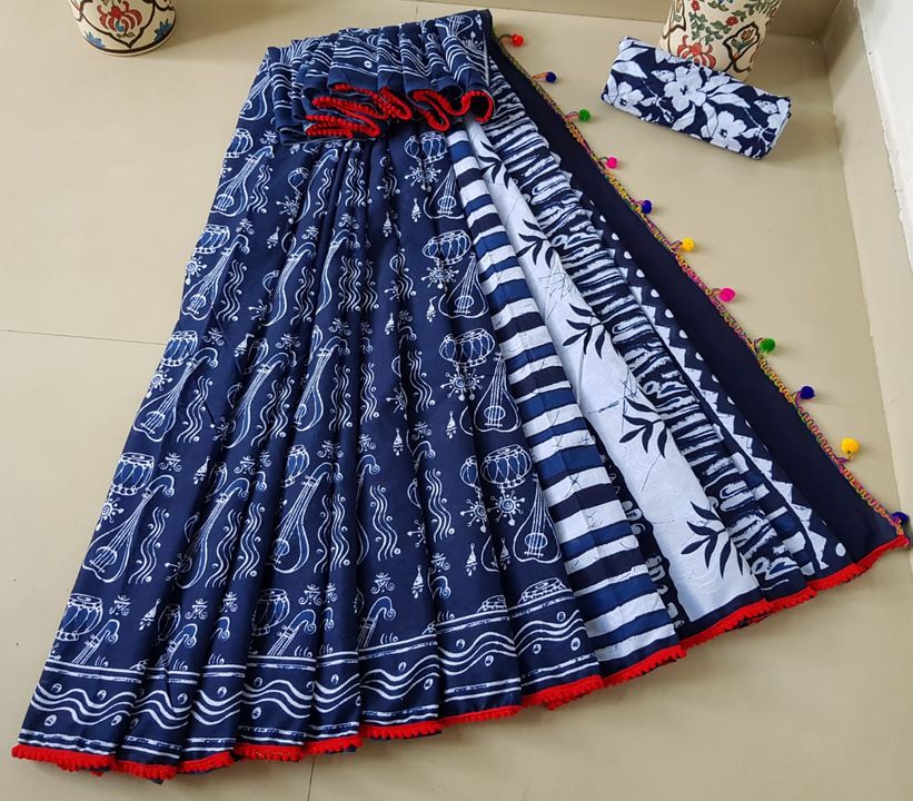 Mulmul cotton sarees uploaded by business on 4/11/2022