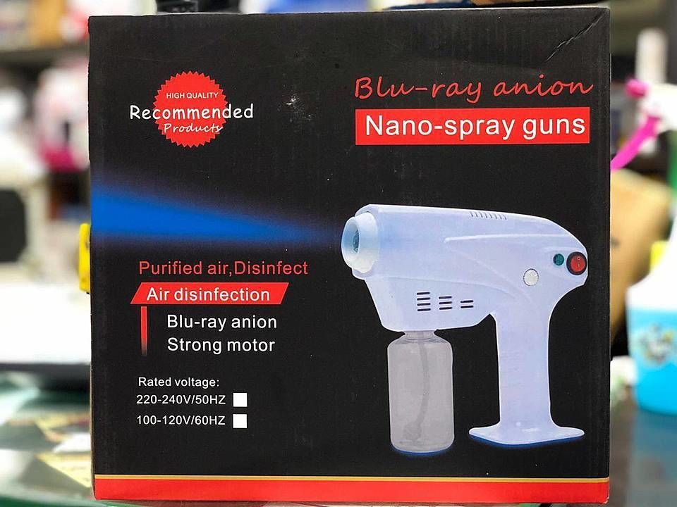 Nano Spray bottle gun it will be help to remove corona virus disinfection sanitized surrounding area uploaded by MSM SERVICES on 10/18/2020