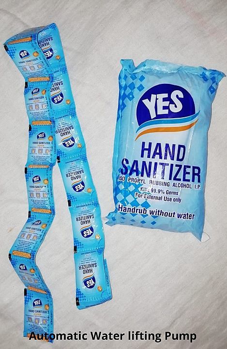 Yes Hand Sanitizer liquid sochet easy to carry any where wash your hands prequently easy uploaded by MSM SERVICES on 10/18/2020