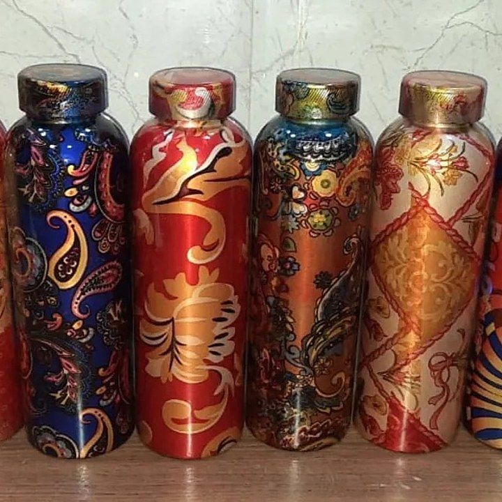 Copper Water Bottles Printing, painted,plain also gift
All occasions Health Protect 
12pcs order als uploaded by MSM SERVICES on 10/18/2020