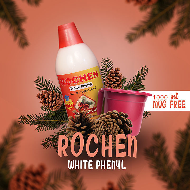 Rochen White Phenyl with Free Mug (500ml)  uploaded by business on 10/18/2020