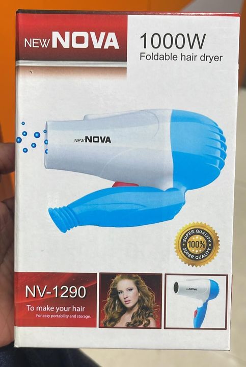 Nova 1000w hair dryer 1290 uploaded by ATCCONNECT Electronics Communication Limited on 4/11/2022