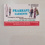 Business logo of Prabhavi garments