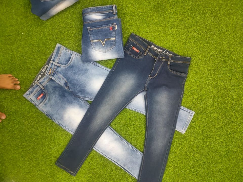 Knitted denim jeans uploaded by SK Trading co. on 4/11/2022