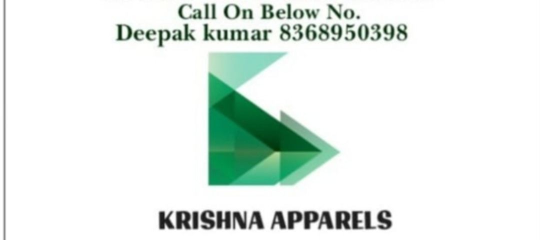 Visiting card store images of Krishna apparels