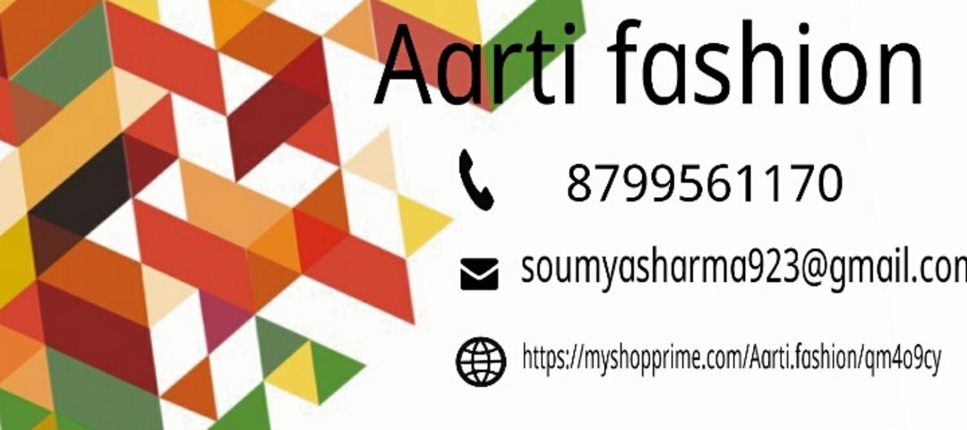 Visiting card store images of s://myshopprime.com/Aarti.fashion/qm4o9cy