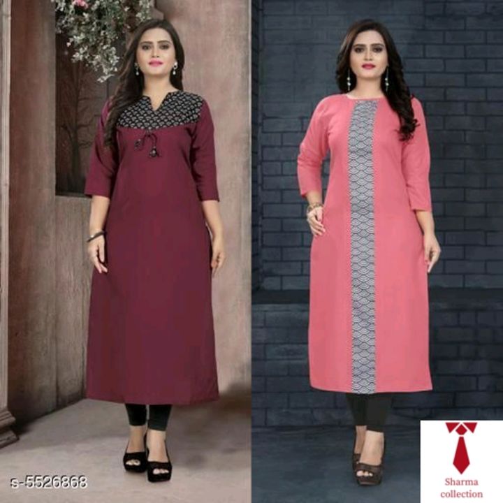 Women cotton kurti 2 pack uploaded by business on 4/12/2022