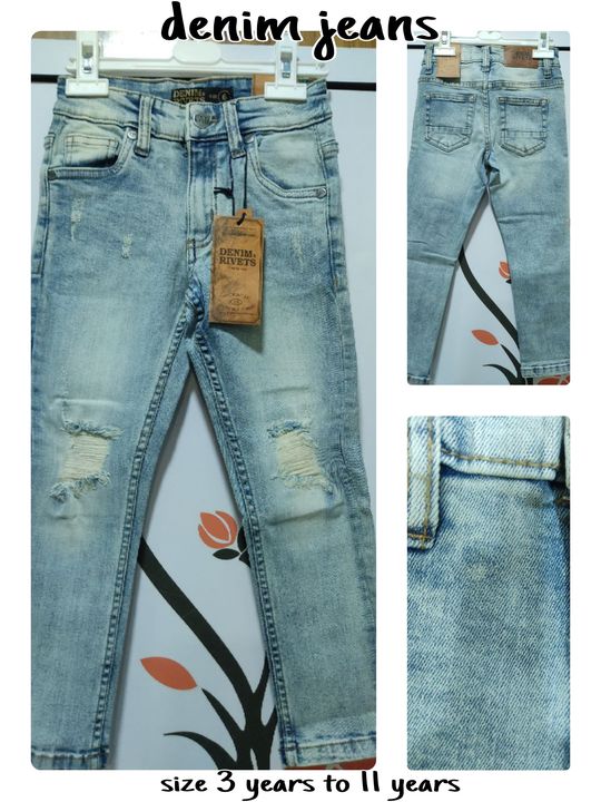 Ripped jeans for boys uploaded by business on 4/12/2022