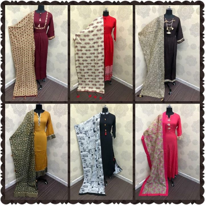Dax *Fabric Details :* *GOWN* : *Stitched Rayon Fabric Gown having Anarkali Look With Stylish Slee uploaded by SN creations on 4/12/2022