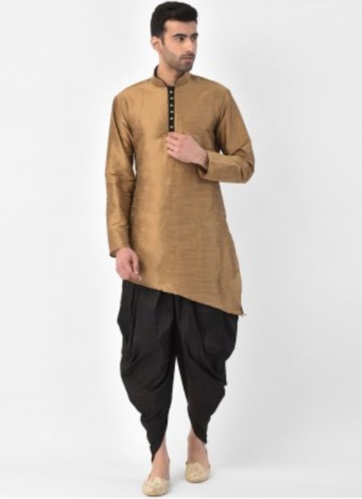 Banarasi cotton silk kurta paijama.kurta dhoti.banarasi indowerston uploaded by Ayana fashions on 4/12/2022