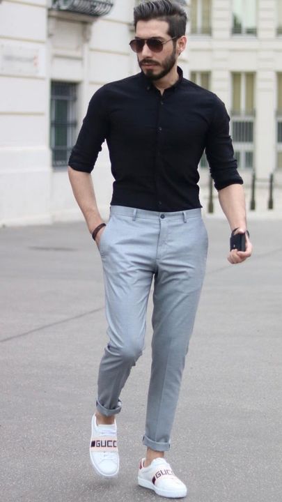 Post image I want 6 pieces of Black shirts and grey trouser.