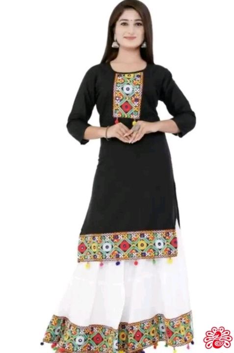 Post image Latest beautiful womens kurta and skirt setFabric rayonPattern embroidery work Sizes L XL , XXL available COD return 100% refund and free delivery available