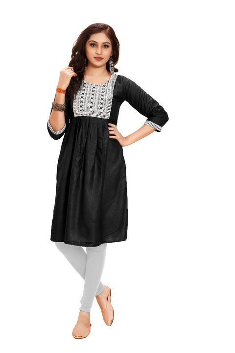 Embroidery work kurti  uploaded by business on 4/12/2022