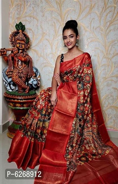 Post image Attractive Silk Blend Printed Kalamkari Saree with Blouse piece
Within 6-8 business days However, to find out an actual date of delivery, please enter your pin code.
Attractive Silk Blend Printed Kalamkari Saree with Blouse piece JEWELRY NOT INCLUDED