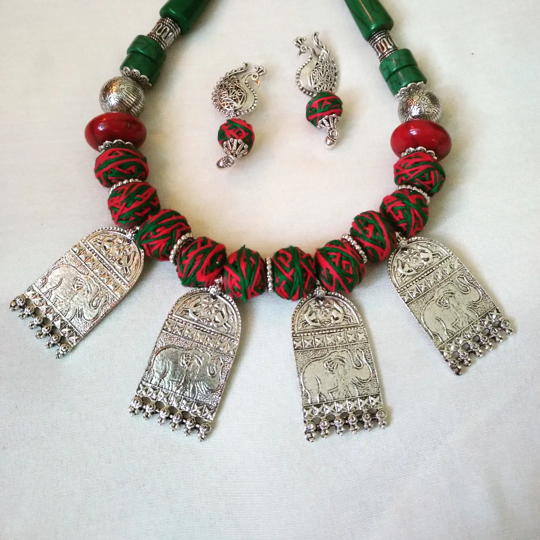 Minakari necklace uploaded by Vijaata handcrafted on 4/12/2022