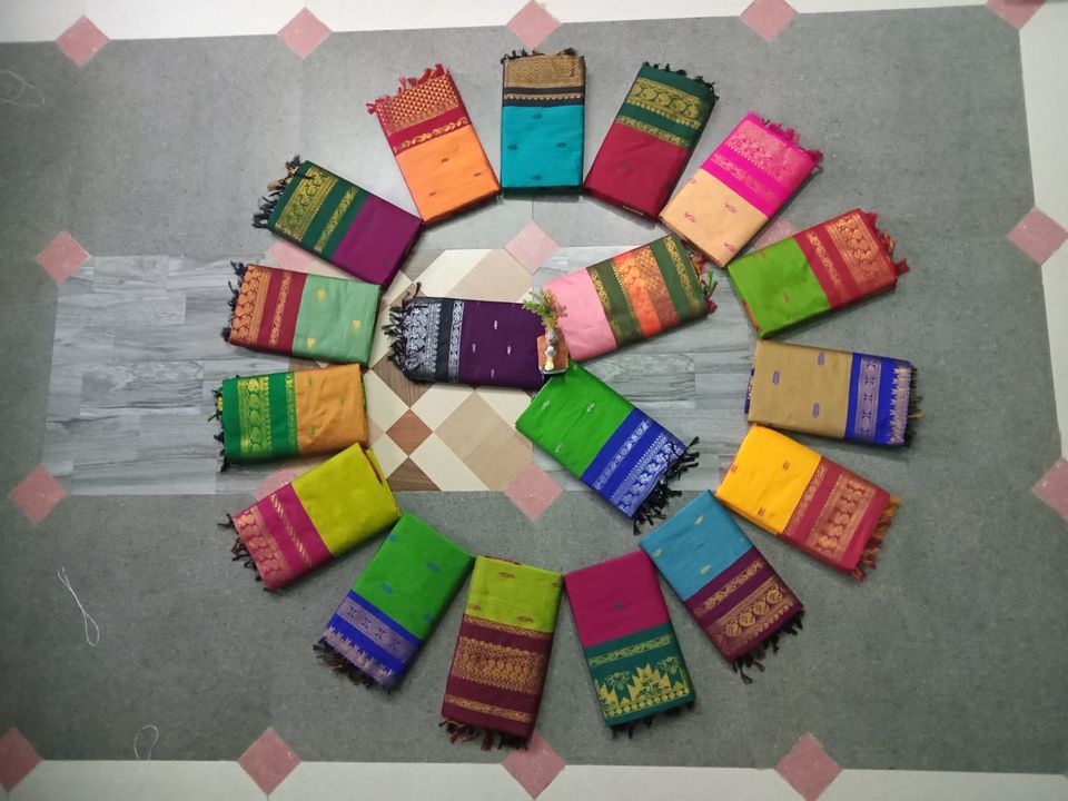 Kalyani cotton sarees  uploaded by RVV TEXTILE (Kalyani cotton sarees manufacturers) on 4/13/2022