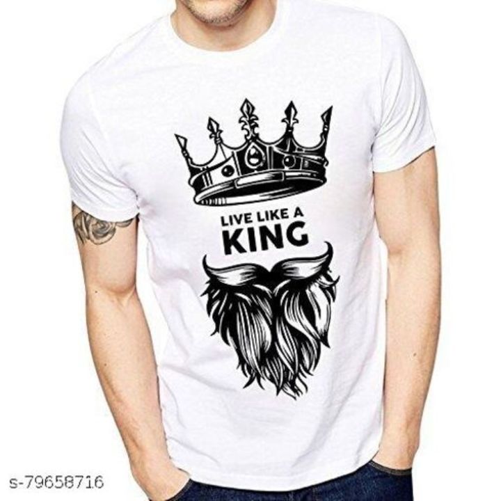 Post image Live Like a king Tshirt For menName: Live Like a king Tshirt For menFabric: PolyesterSleeve Length: Short SleevesPattern: PrintedMultipack: 1Sizes:S, M, L, XL, XXLCountry of Origin: IndiaRs 203 only
