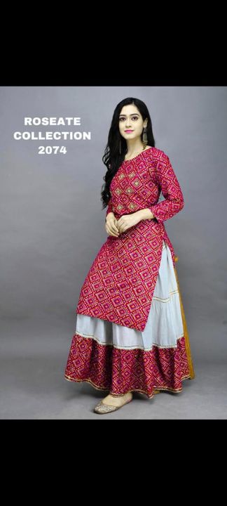 Skirt kurti  uploaded by SN fashions on 4/13/2022