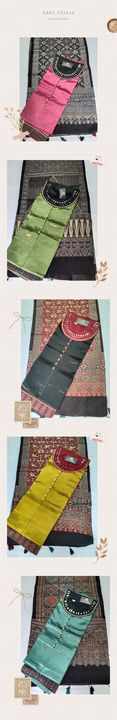 Mashruma silk fancy kurti material and dppto+ mirra wark yok  uploaded by business on 4/13/2022