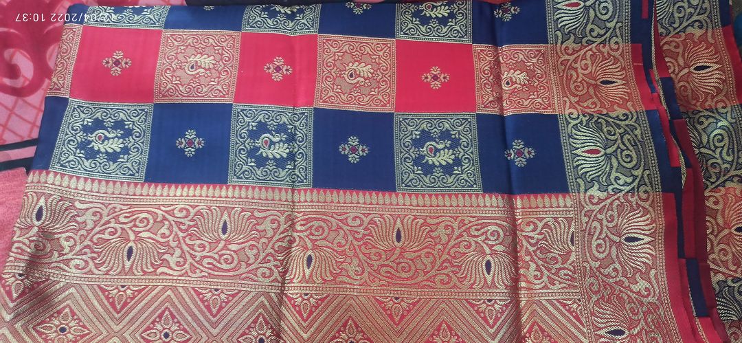 Silk Checks Saree uploaded by business on 4/13/2022