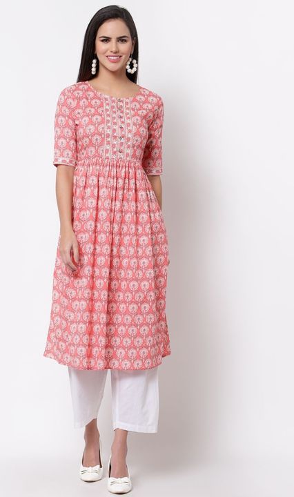 Designer cotton kurti uploaded by business on 4/13/2022