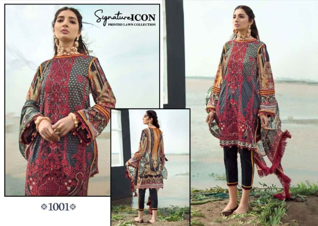 *"Pakistani Heavy Quality Pure Lawn Fabric Suit"* uploaded by Clothing marketing on 4/13/2022