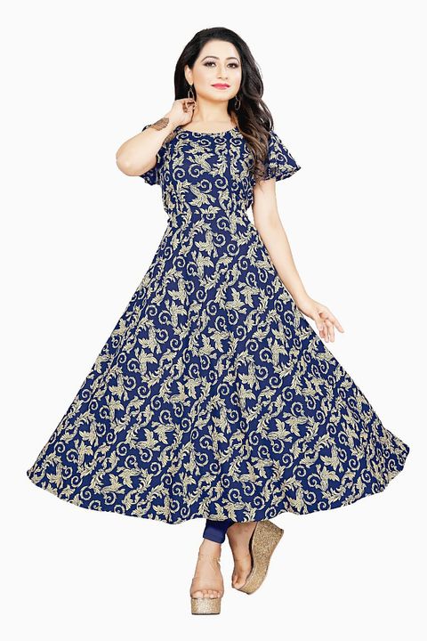 Anarkali gown uploaded by Vitrag fashion on 4/13/2022