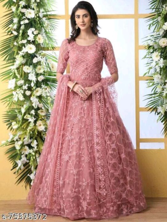 Post image Whatsapp -&gt; https://ltl.sh/7Erd6FVOCatalog Name:*Classic Feminine Women Gowns*Fabric: NetSleeve Length: Short SleevesPattern: EmbroideredMultipack: 1Sizes:Free Size (Bust Size: 44 in, Length Size: 56 in, Waist Size: 44 in) 
Easy Returns Available In Case Of Any IssueCash on delivery free shipping