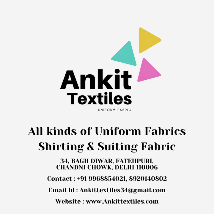 Post image Ankit Textiles34, BAGH DIWAR, FATEHPURI, CHANDNI CHOWK, DELHI 69968854021, 8920140802