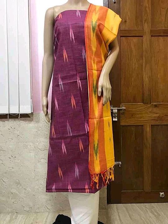 Ikkat cotton silk suite
For order and more information check your what's.s://wa.me/41 uploaded by business on 10/19/2020