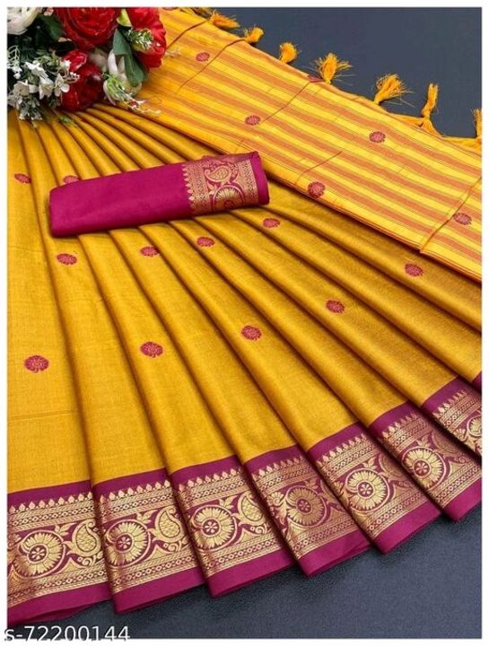 Silk saree Ora butti  uploaded by business on 4/14/2022