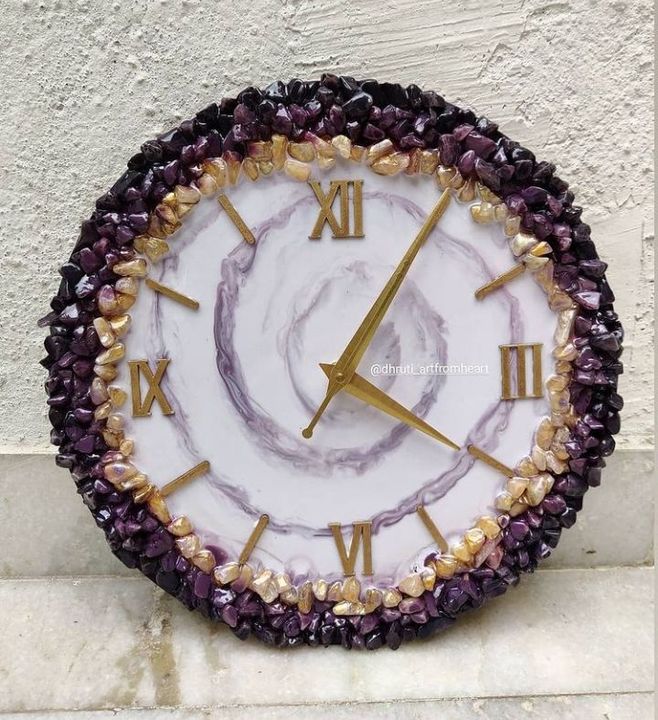 Designer Wall Clock  uploaded by Resinneria on 4/14/2022