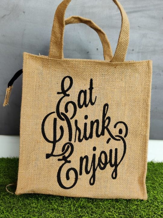 Jute lunch bag uploaded by SIMMI INTERNATIONAL on 4/14/2022