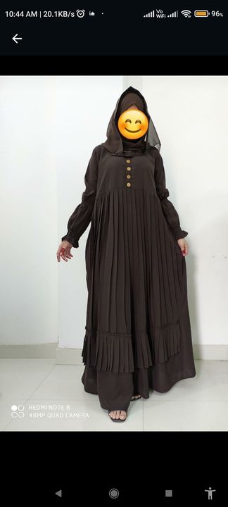 Designer Abaya uploaded by KHIMAR- THE COMPLETE WOMAN on 4/14/2022