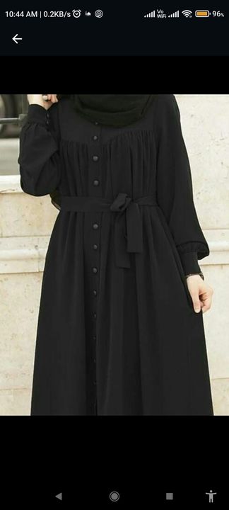 Front design Abaya uploaded by business on 4/14/2022