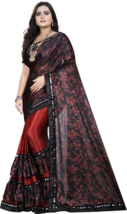 Embellished Fashion Lycra Blend Saree uploaded by Sultan products on 4/14/2022